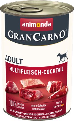 

Консервированный корм для собак Animonda GranCarno Original Adult Multi-Meat-Cocktail (мультимясной коктейль) 0.4 кг