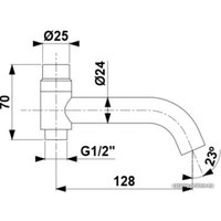 Излив Armatura Moza 835-670-00