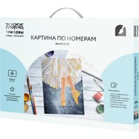 Картина по номерам Три совы Золотые пуанты КХ3040_30003