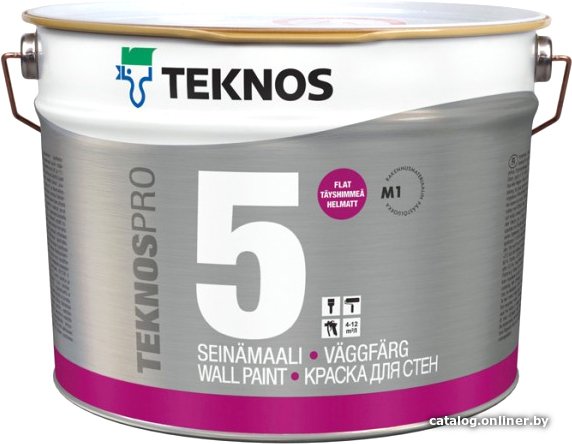 Краска Teknos Teknospro 5 9л (база 1)