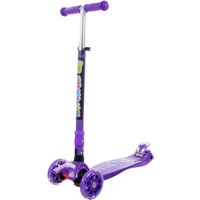 Двухколесный детский самокат Полесье Со складной ручкой 0072C 94445 (фиолетовый)