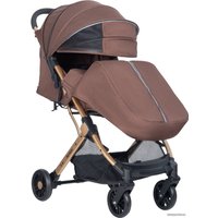 Коляска прогулочная «книга» Farfello Comfy Go (шоколад/золотистый)