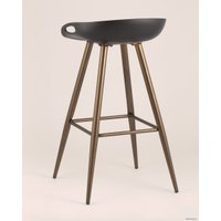 Табурет Stool Group Флэш барный (черный) бронзовые ножки