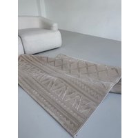 Ковер для жилой комнаты LAXMI Comfort 847 прямоугольник (0.8x1.5, Beige/Beige)