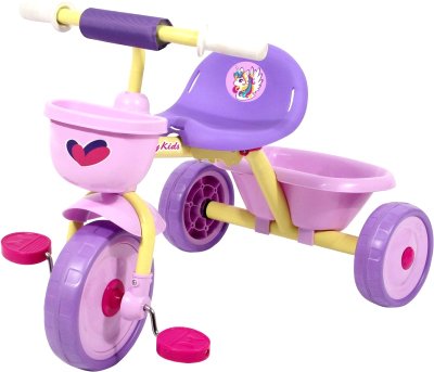 

Детский велосипед Moby Kids Primo Единорог (розово-сиреневый)