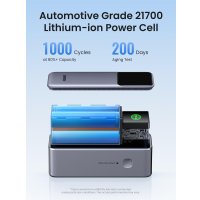 Внешний аккумулятор Ugreen PB721 20000mAh (серый) + брендированный брелок Ugreen