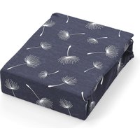 Постельное белье Samsara Одуванчики Dark 1.5сп (простыня на резинке)