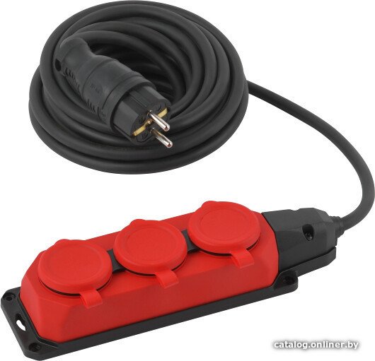 Удлинитель ЭРА UK-3e-3x1.5-5m-IP44(KG) Б0057579