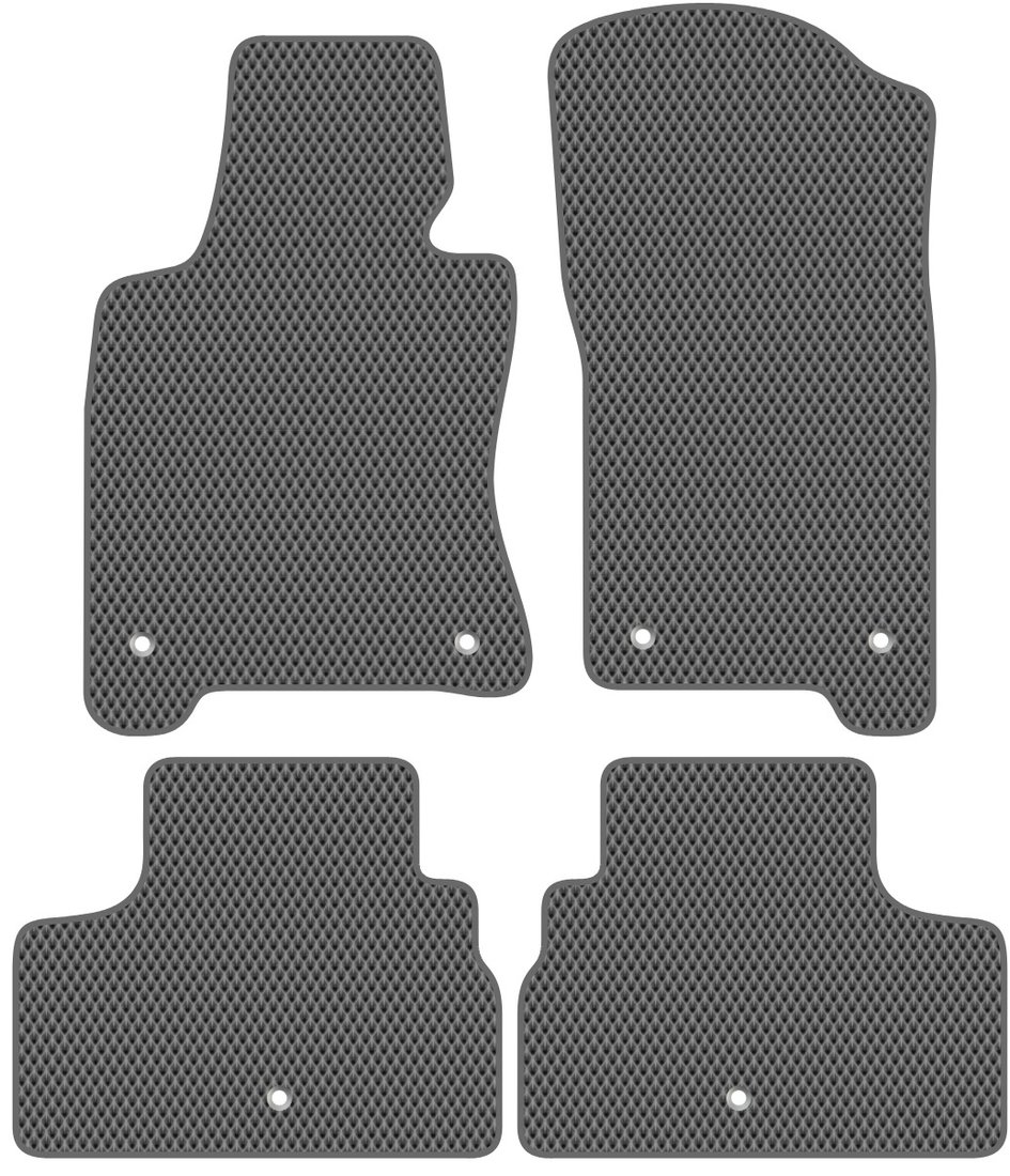 

Комплект ковриков для авто Alicosta Infiniti Q50 (седан) 2017 - Н.В. (серый, ромб)