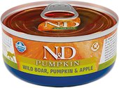 N&D Pumpkin Wild Boar, Pumpkin & Apple (с диким кабаном, тыквой и яблоком) 70 г