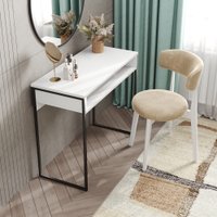 Консольный стол Soma СПМ-4-METAL (белый/черный) в Бобруйске