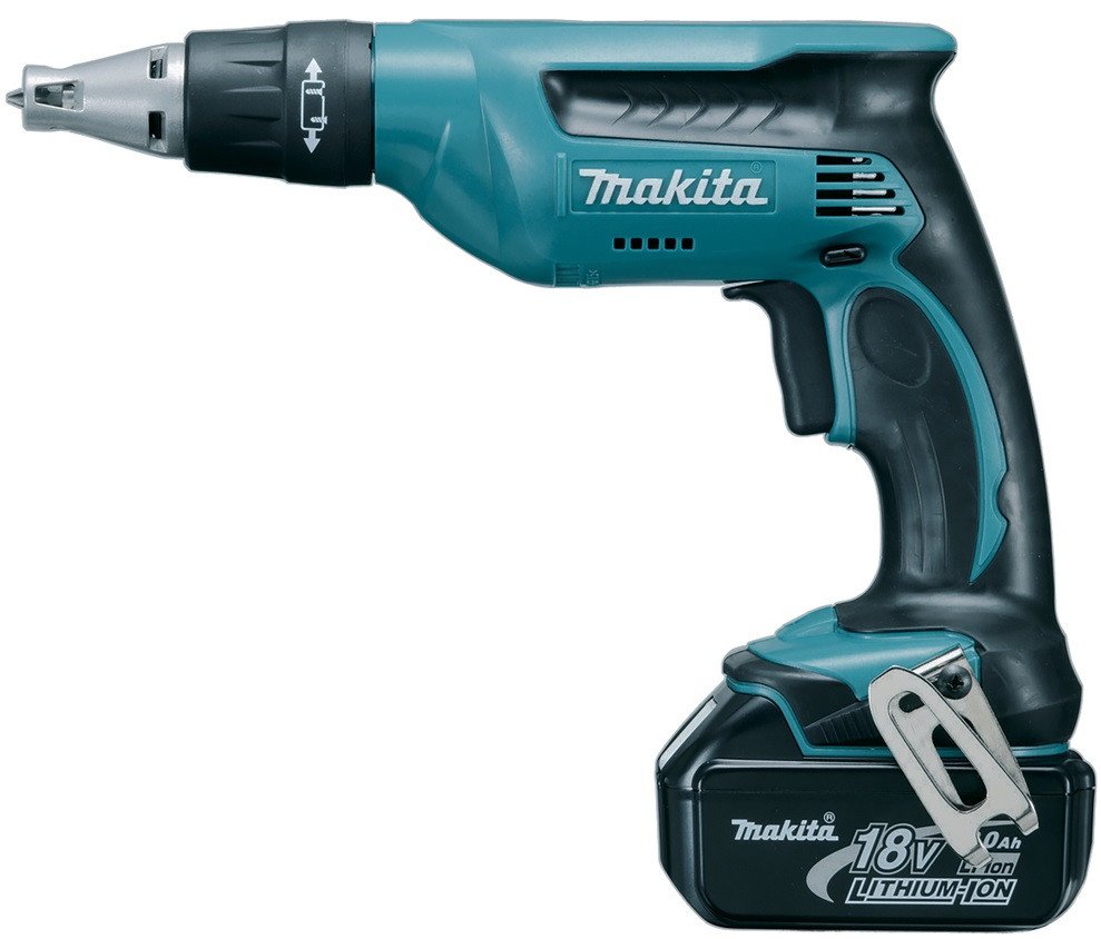 Шуруповерт для гипсокартона Makita DFS451RFJ (с 2-мя АКБ, кейс)
