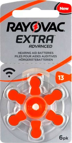 Батарейка Rayovac Extra 13 6 шт