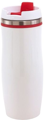 Термокружка Inspirion 304139 0.4л (белый/красный)