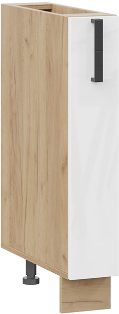 

Шкаф напольный Трия Детройт 1Н15К исп.2 (дуб крафт золотой/белый глянец)