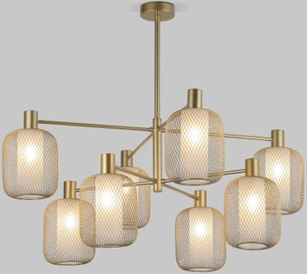 Подвесная люстра Евросвет 30192/8 (золотой)