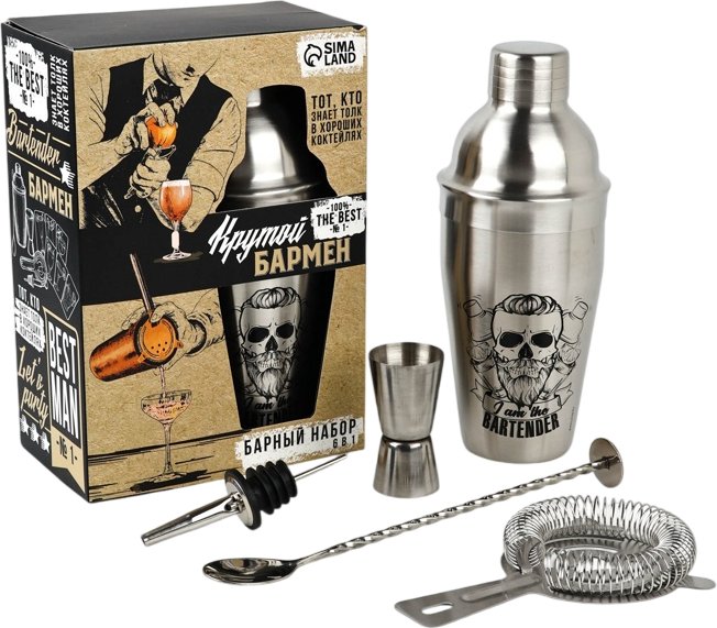 

Подарочный набор Дорого внимание Крутой бармен 9227061