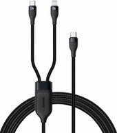 CA1T2-F01 USB Type-C - USB Type-C - Lightning (1.2 м, черный)