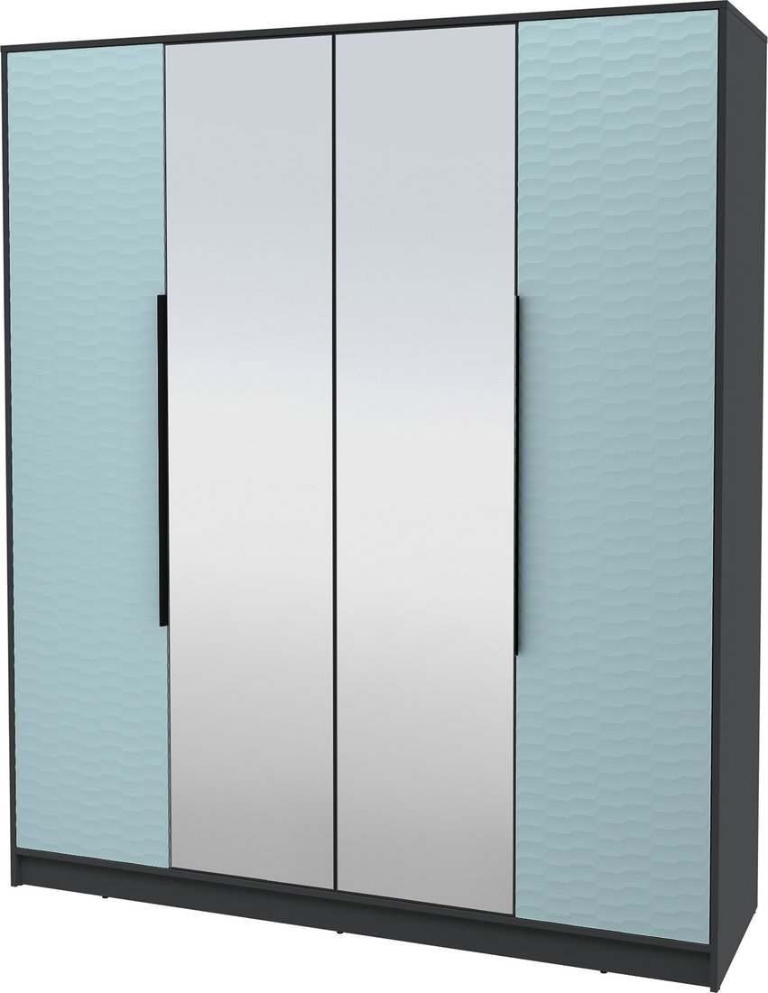 

Шкаф распашной Интерлиния Концепт Зодиак КТ-Ш4з (антрацит/океан)