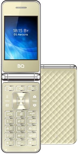 

Кнопочный телефон BQ BQ-2840 Fantasy (золотистый)