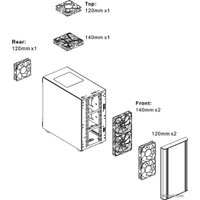 Корпус Thermaltake V150 CA-1R1-00S1WN-00