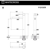 Смеситель Whitecross Y Y1213GL (золото)