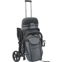 Коляска прогулочная «книга» Indigo Mega (темно-серый)