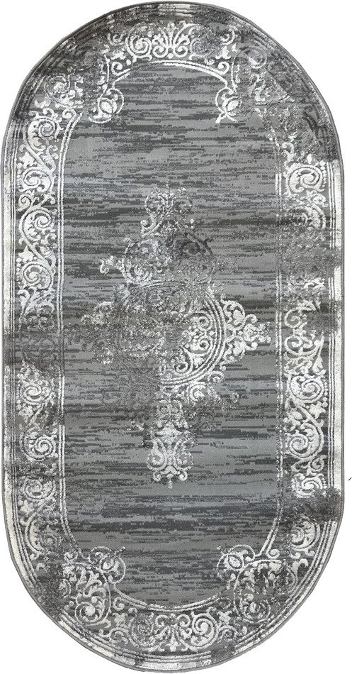 

Ковер для жилой комнаты Sahan Alvita 7610A-S-D-GREY-GREY-OVAL K25 (2x3)