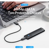 Бокс для накопителей M.2 Orico PWM2-BK
