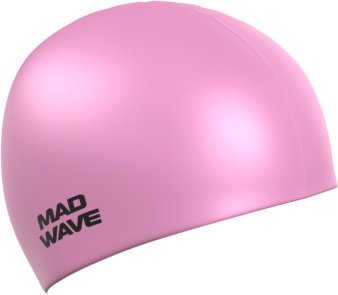 

Шапочка для плавания Mad Wave Pastel (розовый)