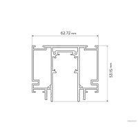 Аксессуар Ambrella light Корпус в натяжной потолок для накладного шинопровода Magnetic GL3261