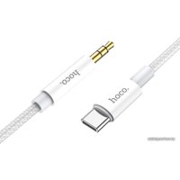 Кабель Hoco UPA19 USB Type-C - 3.5 мм (1 м, серебристый)