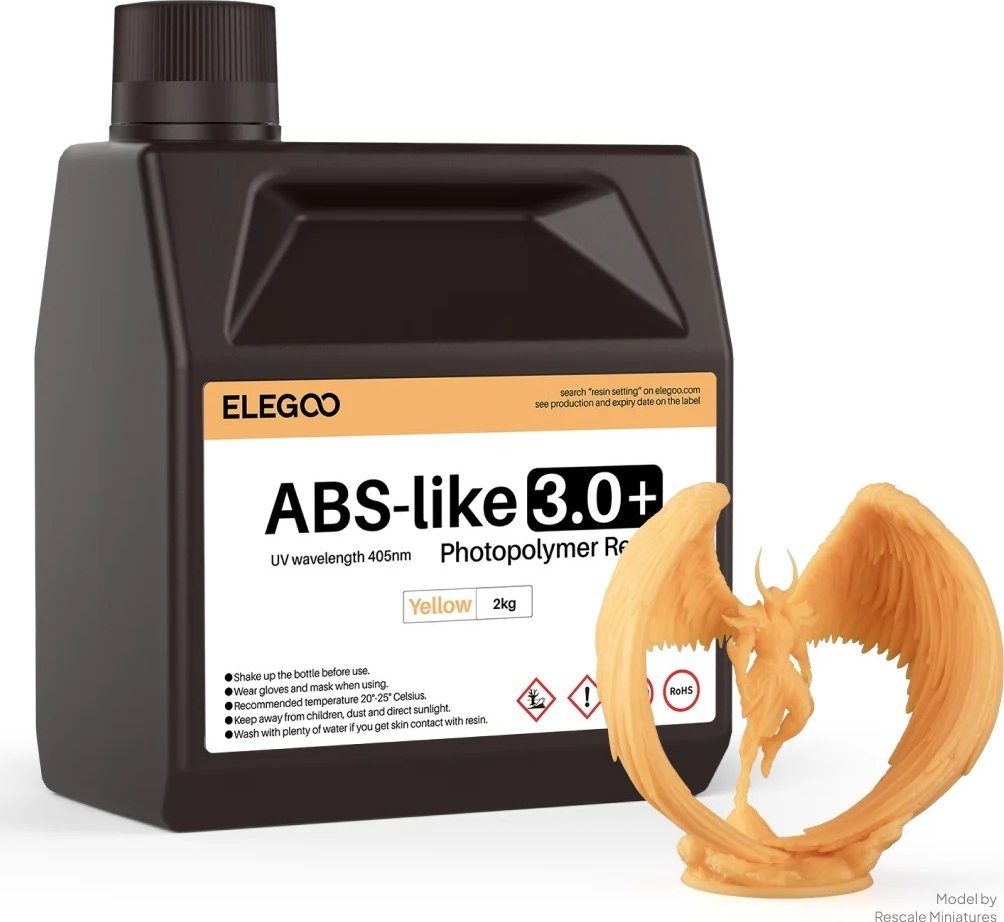 Фотополимер Elegoo ABSlike V3.0+ 2кг (желтый)