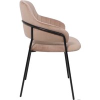 Стул с подлокотниками Алвест AV 448 (латте бархат/черный)