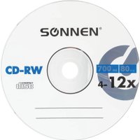CD-RW диск Sonnen 700Mb 12x 512578 (50 шт.)