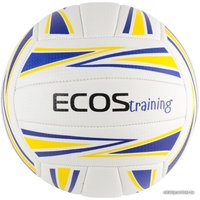 Волейбольный мяч Ecos Training 998196 (5 размер, белый/синий/желтый)
