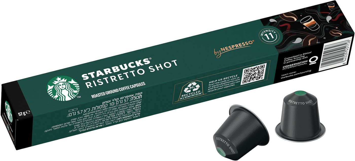 

Кофе в капсулах Starbucks Ristretto Shot 10 шт