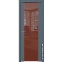 Межкомнатная дверь ProfilDoors 110U L 90x200 (антрацит, стекло lacobel коричневый лак)