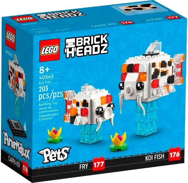 

Конструктор LEGO Brick Headz 40545 Рыба кои