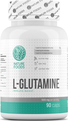 L-глютамин Nature Foods Glutamine 1000 mg