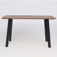 Кухонный стол ОКА Майон 120x80x74 (дуб мореный/черный)