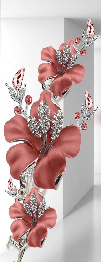 

Фотообои Citydecor Цветочная абстракция 12 100x260