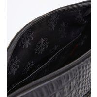 Женская сумка Franchesco Mariscotti 1-4135к (флорида крокодил, черный)