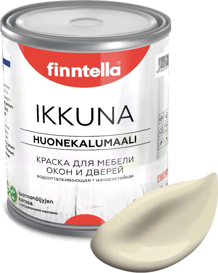 

Краска Finntella Ikkuna Vehna F-34-1-9-FL071 9 л (светло-песочный)