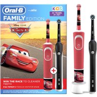 Комплект зубных щеток Oral-B Pro 1 Cross Action и Kids D16.513.1U + D100.410.2K (черный)