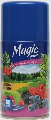 

Сменный блок для освежителя воздуха Magic Boom Лесные ягоды (250 мл)
