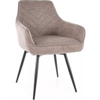 Стул с подлокотниками Signal Servio Brego 34 (бежевый/черный)