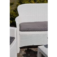 Набор садовой мебели Ipae Progarden JUN06CBI (белый)