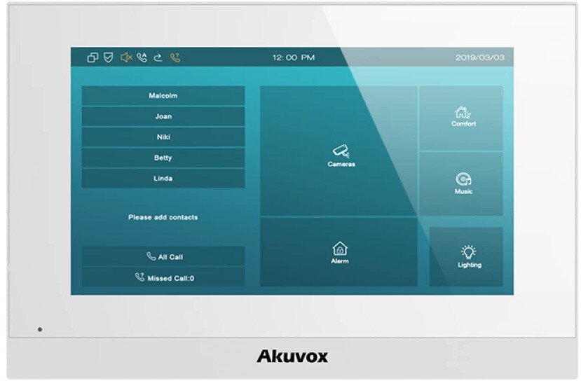 

Монитор Akuvox C313S (белый)