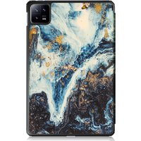 Чехол для планшета JFK Smart Case для Xiaomi Mi Pad 6/Mi Pad 6 Pro 11 600 (синий мрамор)